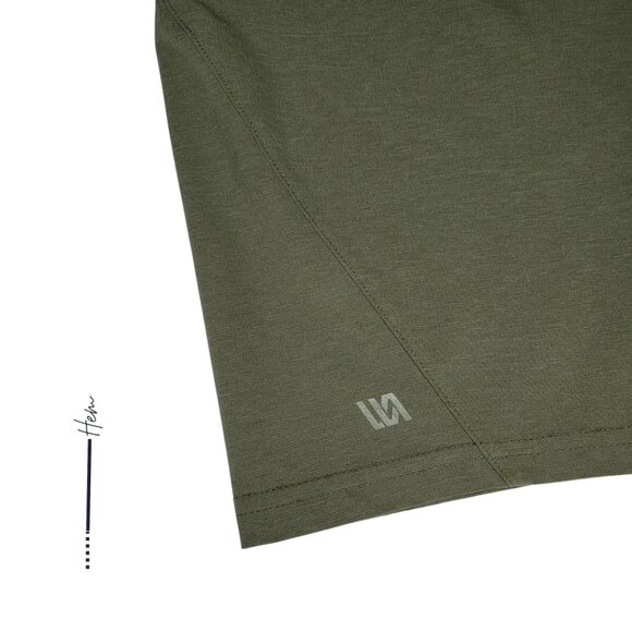 OLIVE GREEN FLAT FRONT SHORT FOR MEN SIZE XXL - Picture 4 of 9